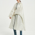 Woman Rpet Clothing Recycle Rain Poncho Eco Friendly Jacket